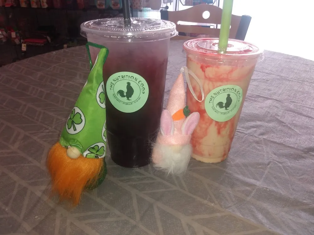 Berry Bunny Tea Bomb and Strawberry Cheesecake Shake